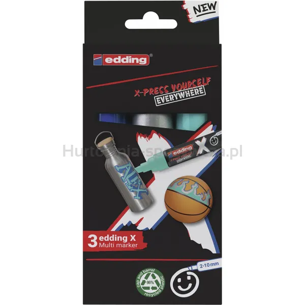 Edding Multi marker e-6900 oceaniczne kolory, zestaw 3 szt. 