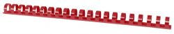 Grzbiety do bindowania OFFICE PRODUCTS, A4, 19mm (165 kartek), 100 szt., czerwone