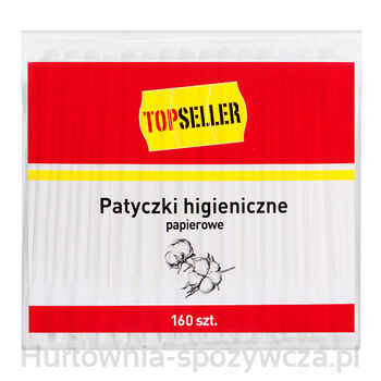 Topseller Patyczki Higieniczne Papierowe 160 Szt.