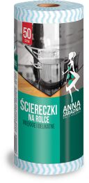 Ściereczki na rolce ANNA ZARADNA, 50 szt., niebieska fala