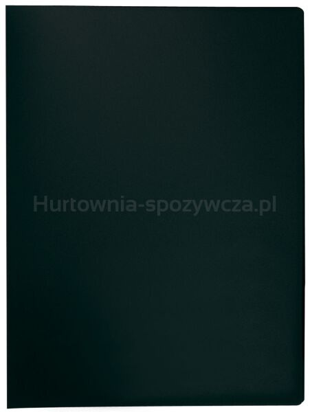 Q-Connect Teczka ofertowa, PP, A4, 380mikr., 20 koszulek, Czarna 