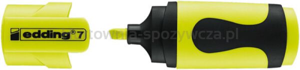 Edding Mini zakreślacz e-7/10 S  1-3mm, opak. 10 szt., neon żółty  - 2