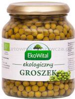 Groszek zielony w zalewie BIO 350 g / 230 g
