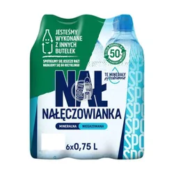 Nałęczowianka Naturalna woda mineralna niegazowana 0,75 l (w tym +0,50 zł/szt. zwrotnej kaucji)