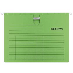 Donau Teczka zawieszkowa z wąsem, A4, 230gsm, zielona 