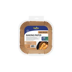 Wkład Papierowy Do Pieczenia Air Fryer Kwadratowy 200X200X45Mm 50 Sztuk Clarina