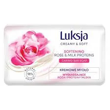 Luksja Mydło W Kostce Creamy Soft Kremowe Róża i Proteiny mleka 90 g