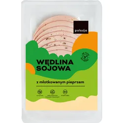 Polsoja Wędlina Sojowa Z Młotkowanym Pieprzem 100G