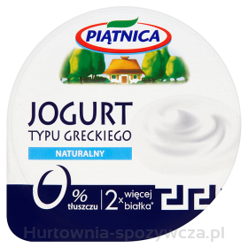 Jogurt Typu Greckiego 0% Naturalny Piątnica 150 G