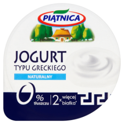 Piątnica Piątuś Jogurt Typu Greckiego Naturalny 150 G