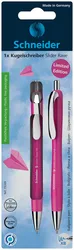 Schneider Długopis automatyczny Slider Rave, XB, 1szt., blister, różowy 