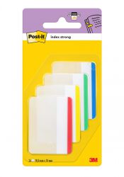 Post-It Zakładki indeksujące do archiwizacji (686-F1), PP, proste, 50,8x38,1mm, 4x6 kart., mix kolorów 