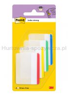 Post-It Zakładki indeksujące do archiwizacji (686-F1), PP, proste, 50,8x38,1mm, 4x6 kart., mix kolorów 