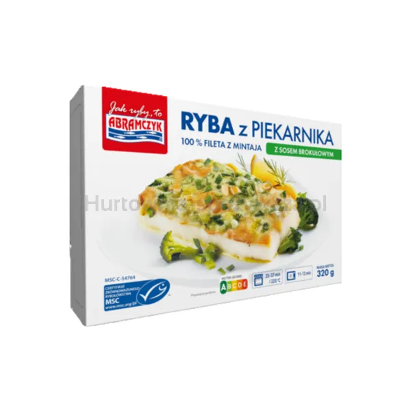Abramczyk Ryba Z Piekarnika Z Sosem Brokułowym 320 G
