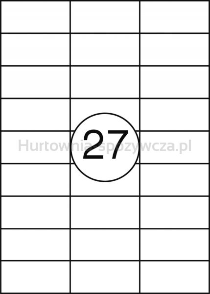 Office Product Etykiety 70x30mm, białe, 100 ark.  - 2