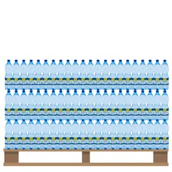 Woda Topseller źródlana gazowana 1,5 l <br>(Paleta 504 szt.)