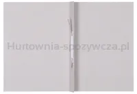 Skoroszyt OFFICE PRODUCTS Budget, karton, z fałdą, nadruk, A4, 250gsm, biały - 2