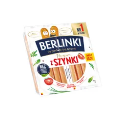 Parówki Berlinki z Szynki 360g