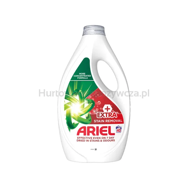 Ariel Płyn do prania 40 prań, + dodatkowa moc usuwania plam 1,8 l