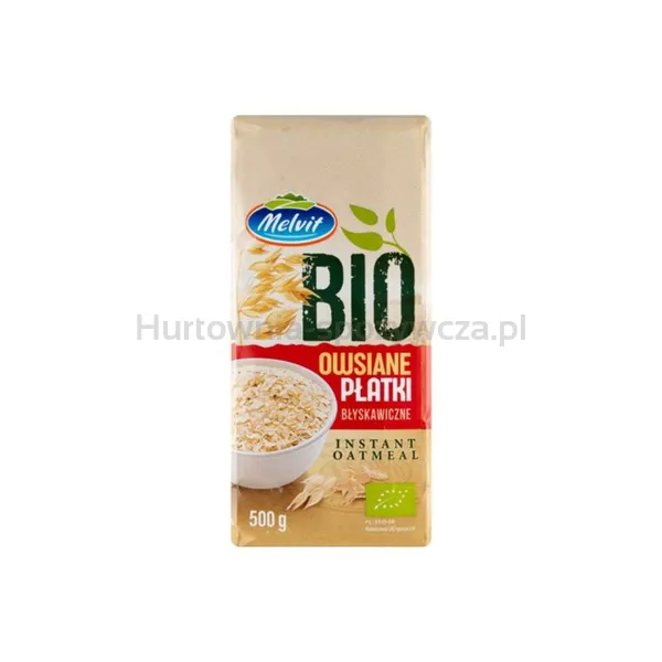 Bio Melvit Płatki Owsiane Błyskawiczne 500G