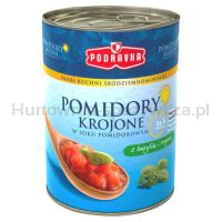 Podravka Pomidory Krojone Z Bazylią I Oregano 400G