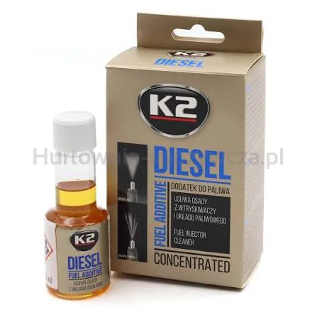 K2 Diesel 50Ml Środek Do Czyszczenia Całego Układu Zasilania W Silnikach Diesela