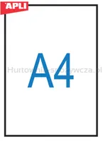 Folia do rzutników APLI, A4, do drukarki laserowej, 100ark. - 2