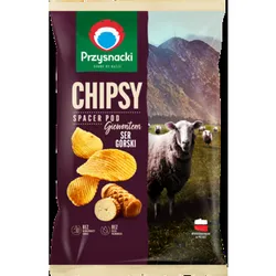 Przysnacki chipsy Spacer pod Giewontem o smaku sera górskiego 130 g