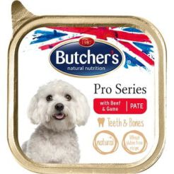 Butcher'S Pro Series Dog Teeth&AmpBones Z Wołowiną I Dziczyzną Pasztet 150G