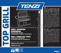 Płyn do czyszczenia przypaleń z grilli, piecyków i rusztów TENZI, Top Grill, 5l - 2