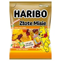 Żelki Haribo Złote Misie Z Sokiem 85 G