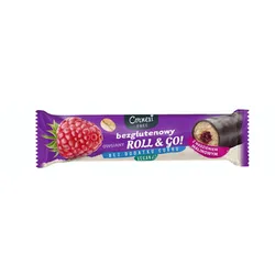 Owsiany Roll&ampGo malina, bez glutenu 30g