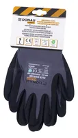 Rękawice DONAU SAFETY Flex-Dotted, kat. II, rozm. 9, szare - 4