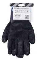 Rękawice DONAU SAFETY Flex-Dotted, kat. II, rozm. 9, szare - 5