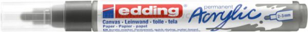 Marker akrylowy e-5100 EDDING, 2-3 mm, matowy antracyt - 2