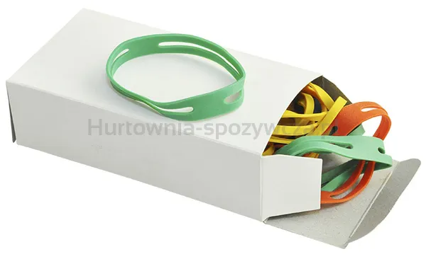 Q-Connect Gumki Krzyżowe  0,1Kg, Średnica 50Mm, Mix Kolorów 