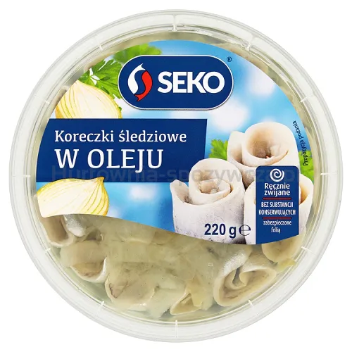 Seko Koreczki Śledziowe W Oleju 220G 
