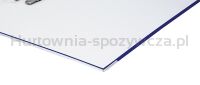 Q-Connect Segregator Hero z szyną, PP, A4/75mm, czerwony  - 3