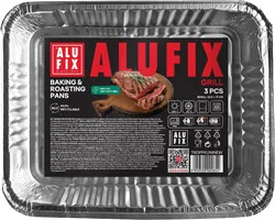 Formy do pieczenia i smażenia ALUFIX Fix-Grill, aluminiowe, małe, 3 szt.