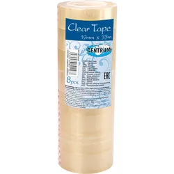 Taśma Biurowa Przezroczysta 19 Mm X 33M X 8 Sztuk
