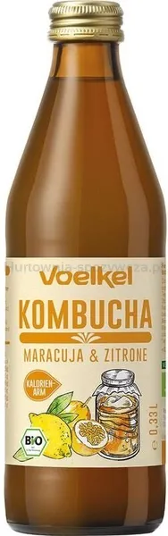 Kombucha marakuja-cytryna BIO 330 ml