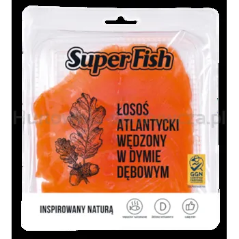 Superfish Łosoś atlantycki wędzony w dymie dębowym 100 g
