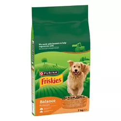Friskies Balance z kurczakiem i wołowiną z warzywami 7 kg