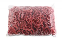 Gumki recepturki OFFICE PRODUCTS, średnica 50mm, 1,5x3mm, 60% kauczuku, 1000g, zgrzewka, czerwone