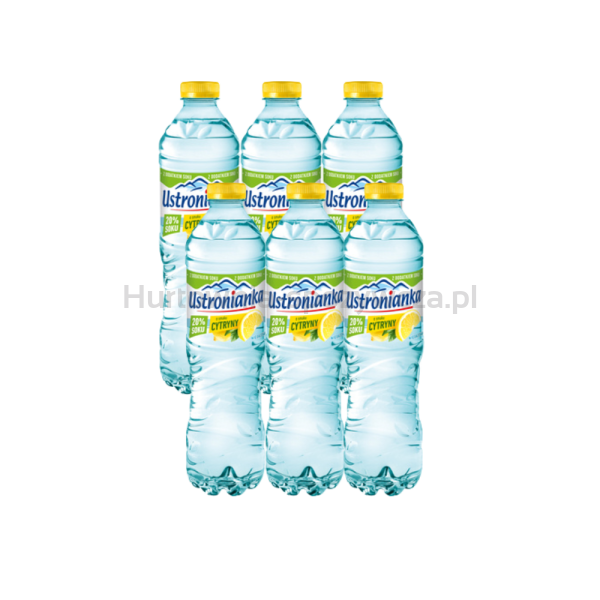 Woda Ustronianka O Smaku Cytryny Niegazowana 1,5 L
