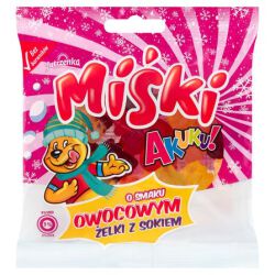 Jutrzenka Akuku! Miśki Żelki O Smaku Owocowym 90 G