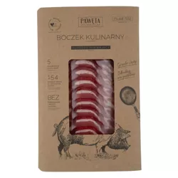 Pawęta Boczek wieprzowy dojrzewający plastry 65 g