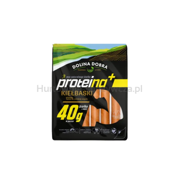 Kiełbaski proteina+ 200 g Dolina Dobra