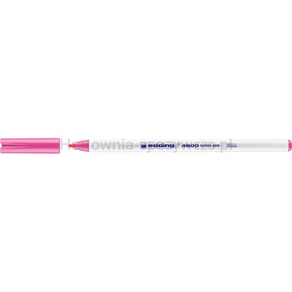 Pisak tekstylny e-4600 EDDING, 1 mm, różowy - 2