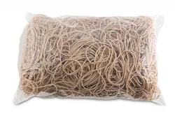Gumki Recepturki Office Products, Średnica 60Mm, 1,5X1,5Mm, 60% Kauczuku, 1000G, Zgrzewka, Naturalne